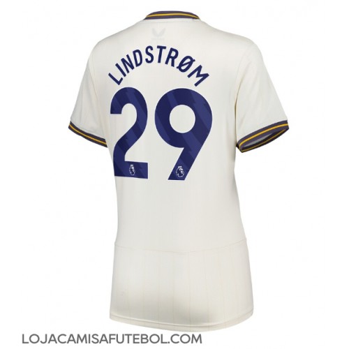 Camisa de Futebol Everton Jesper Lindstrom #29 Equipamento Alternativo Mulheres 2024-25 Manga Curta